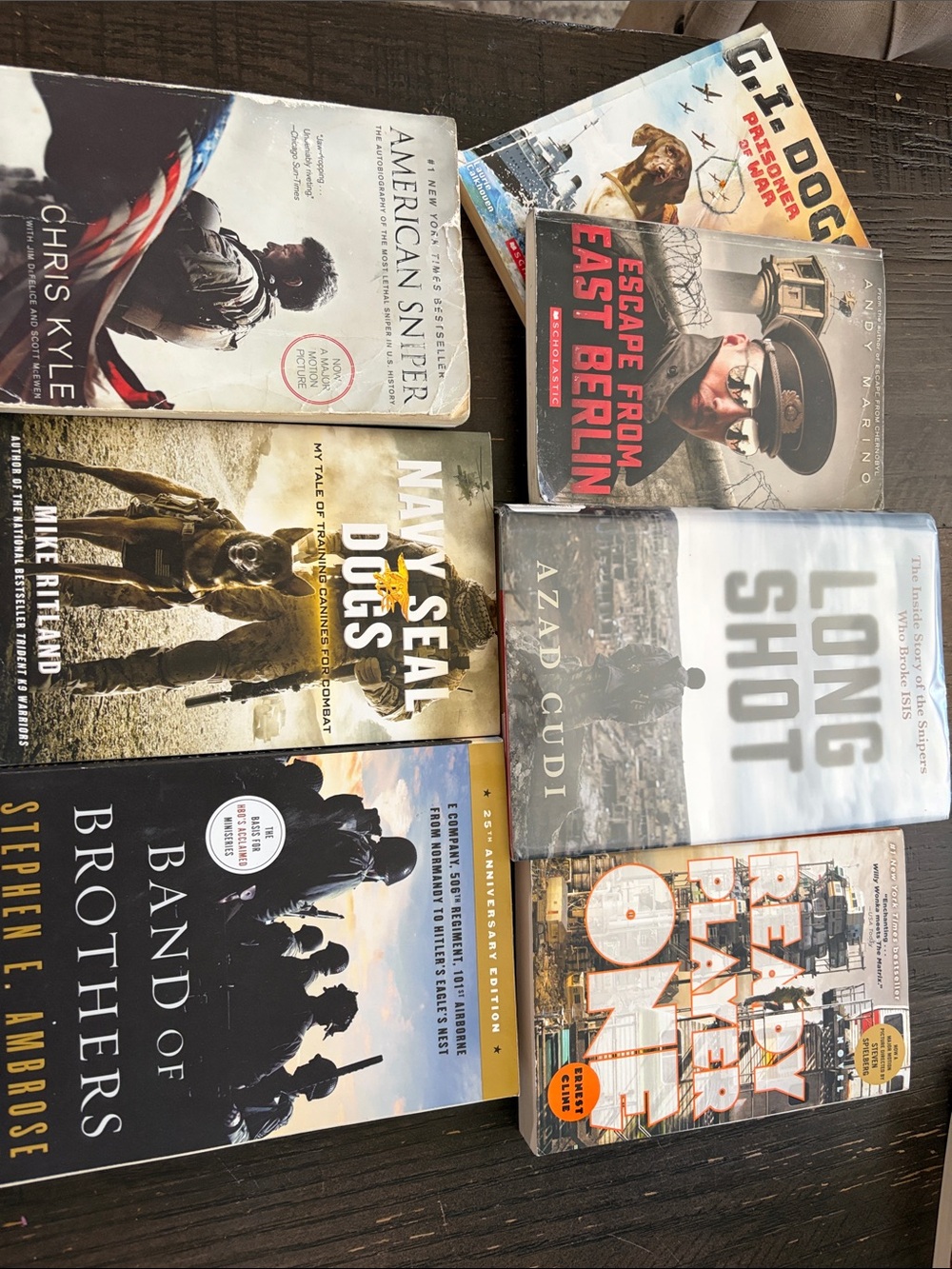 Military & True Crime Paperback Book Lot - Mixed Covers